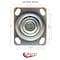 Service Caster 4 Inch Red Poly on Cast Iron Wheel Swivel Caster Set with Roller Bearings SCC SCC-30CS420-PUR-RS-4 - alternate 3